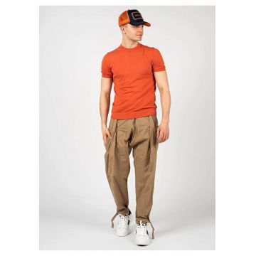 Pantaloni Cu Crioala Ampla Si Talie Inalta - XL