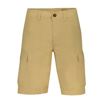 Pantaloni scurti barbati - cu buzunare mari pe laterale - Regular fit - Bej - W30