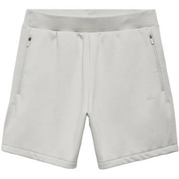 Pantaloni scurti unisex adidas One Fleece Short IA3426, XL, Alb