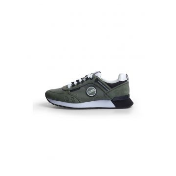 Pantofi barbati Sport Bold -  Piele naturala/Nylon - Verde