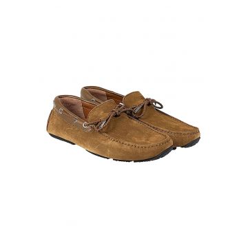 Pantofi boat din piele intoarsa Pindar -