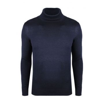 Pulover cu guler inalt regular fit -