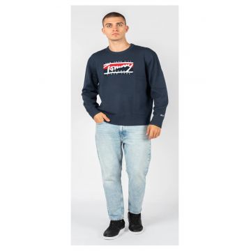 Pulover cu imprimeu logo DM0D