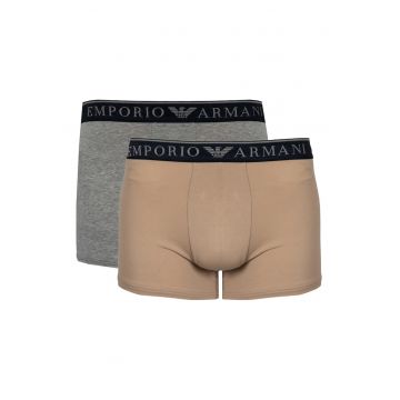 Set de boxeri cu banda logo in talie - 2 perechi -