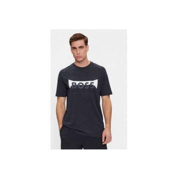 Tricou barbati -  303636449 - Bumbac/Poliester - Albastru