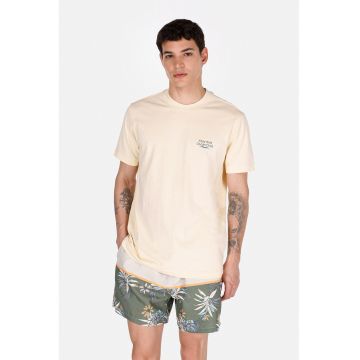 Tricou cu imprimeu text pe partea din spate