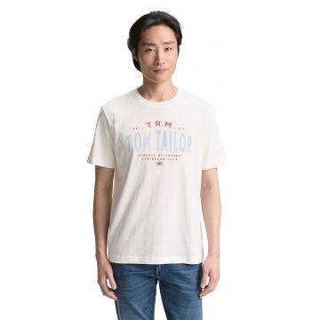 Tricou de bumbac cu logo
