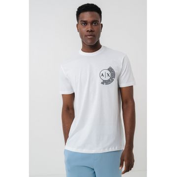 Tricou regular-fit cu imprimeu logo pe piept
