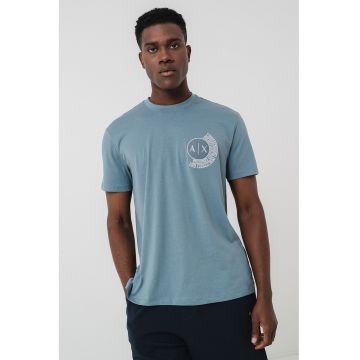 Tricou regular-fit cu imprimeu logo pe piept