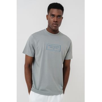 Tricou regular-fit cu logo brodat