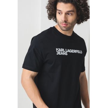 Tricou regular-fit din bumbac organic - Negru