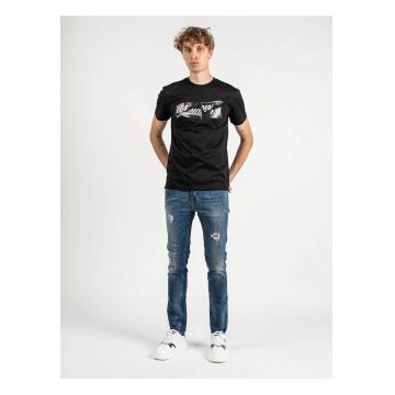 Tricou slim fit cu logo -