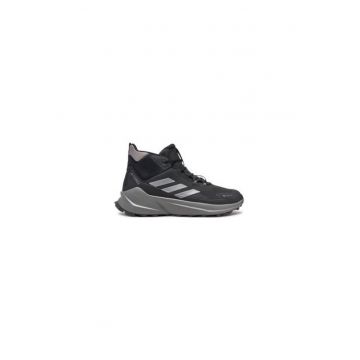 Bocanci trekking barbati  303974831 - Textil - Negru