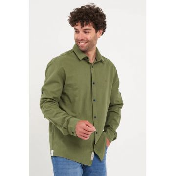 - Camasa barbat cu maneca lunga (Marime: L - Culoare: JUNGLE GREEN)