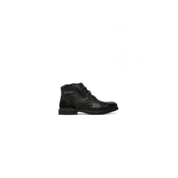 Ghete barbati  304133343 - Piele naturala - Negru