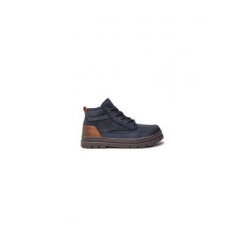 Ghete barbati  304133350 - Piele ecologica - 42 EU - Albastru