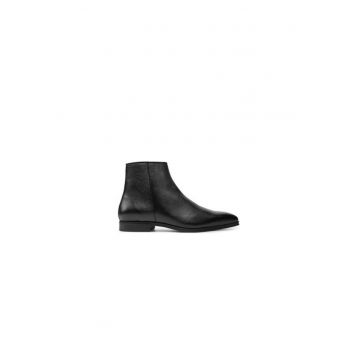 Ghete barbati  304262180 - Piele naturala - 46 EU - Negru