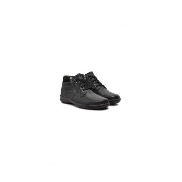 Ghete barbati  304274527 - Piele naturala - Negru
