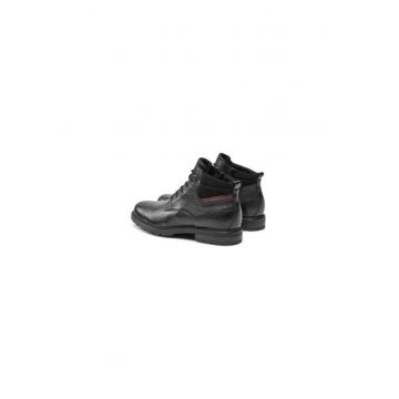 Ghete barbati  304312540 - Piele naturala - Negru