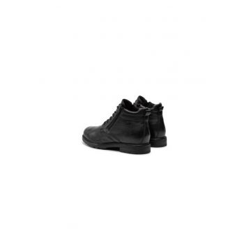 Ghete barbati  304312588 - Piele naturala - Negru