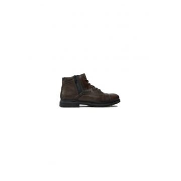 Ghete barbati  304523663 - Piele naturala - Gri