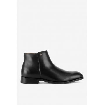 Ghete barbati  5903419218743 - Piele naturala - Negru
