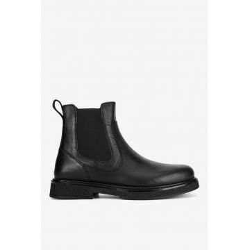 Ghete barbati  5903419547690 - Piele naturala - Negru