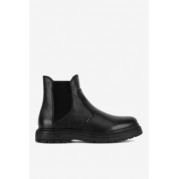 Ghete barbati  5903419561641 - Piele naturala - Negru
