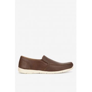 Mocasini barbati  5905588722984 - Piele naturala - Maro