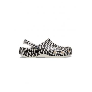 Papuci  Classic Warped Checker Clog-211007-103