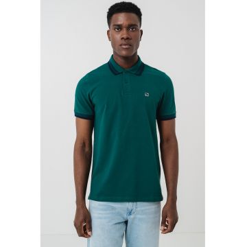 Tricou polo din bumbac pique
