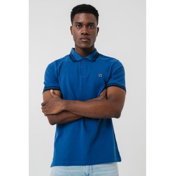 Tricou polo din bumbac pique