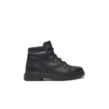 Ghete barbati  304068997 - Piele naturala - Negru - Negru