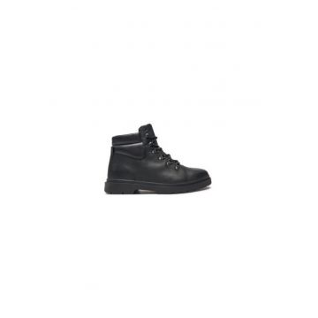 Ghete barbati  304068997 - Piele naturala - Negru