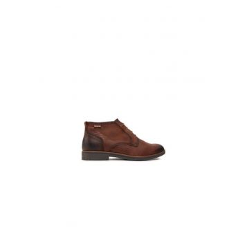Ghete barbati  304358296 - Piele naturala - 41 EU - Maro