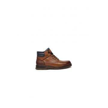 Ghete barbati  304358364 - Piele naturala - 42 EU - Maro