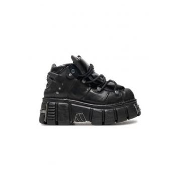 Ghete barbati  piele naturala - negru