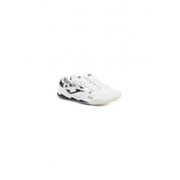 Ghete de fotbal barbati  304864650 - Piele naturala - Alb