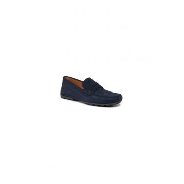 Mocasini barbati  303467654 - Piele naturala - Albastru