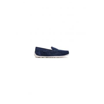 Mocasini barbati  303482428 - Piele naturala - Albastru