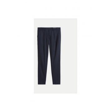 Pantaloni barbati -  304863912 - Bumbac - Albastru