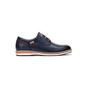 Pantofi barbati  302997503 - Piele naturala - Albastru