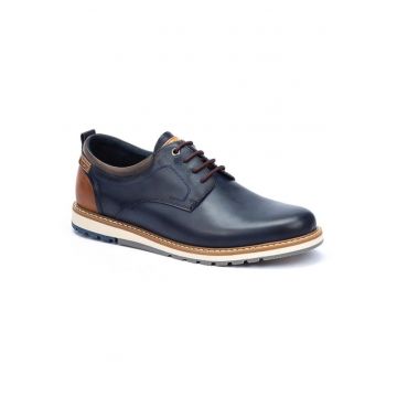 Pantofi barbati  302997527 - Piele naturala - Albastru
