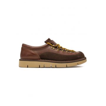 Pantofi barbati  304422676 - Piele naturala - Maro