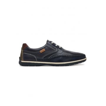 Pantofi barbati  304903496 - Piele naturala - Albastru
