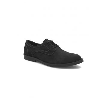 Pantofi barbati -  404729 - Piele nabuc - Negru