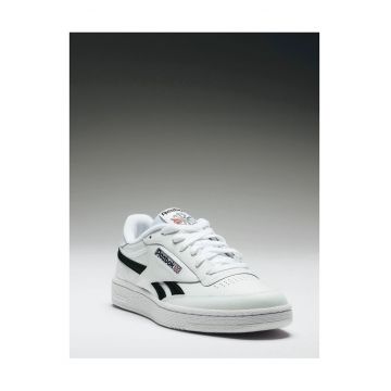 Pantofi sport barbati  din piele naturala - alb - Alb