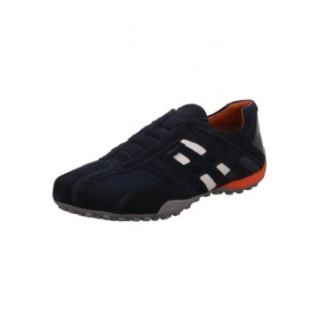 Pantofi sport barbati  Snake - Piele - Albastru inchis