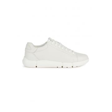 Pantofi sport low-cut din piele si piele ecologica