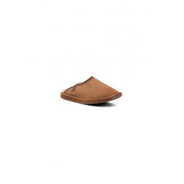 Papuci barbati  198507442 - Piele naturala - Maro
